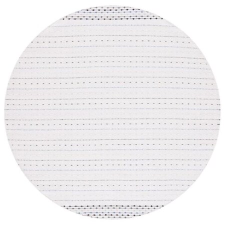 Safavieh 6 x 6 ft. Montauk Bohemian Round Flat Weave Rug; Ivory & Grey MTK709A-6R